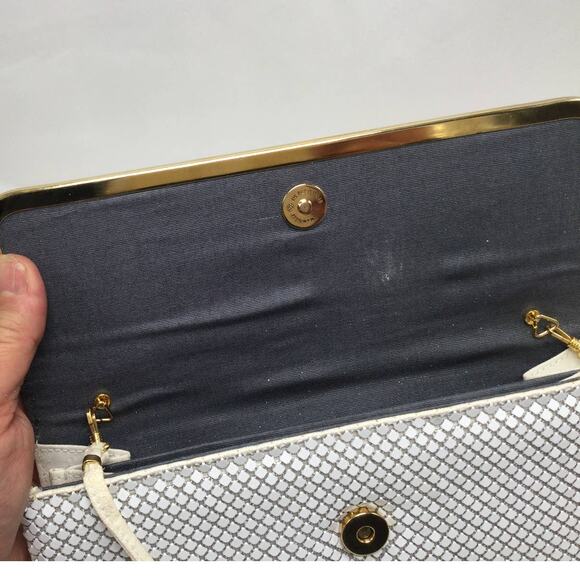 Whiting Davis Int Metal Mesh clutch handbag - Picture 6 of 6